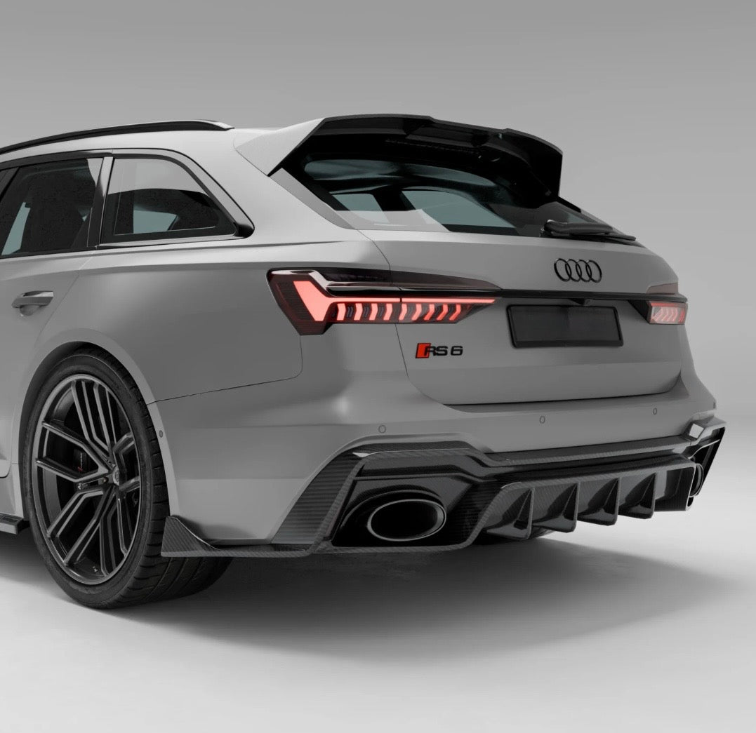Audi RS6 RS7 C8 RV Heckdiffuser CPG Carbon