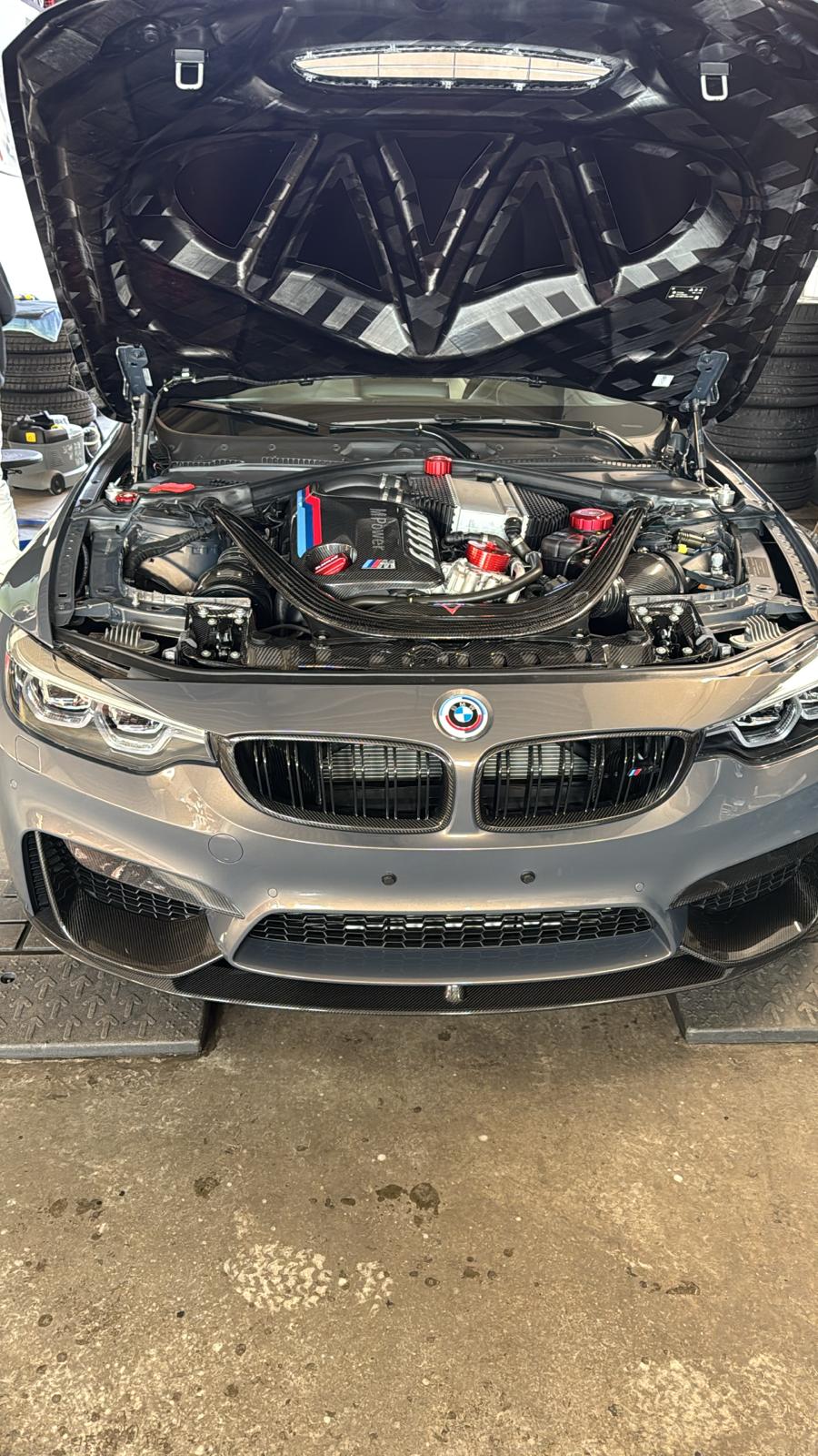BMW 2er / 3er / 4er / M2 / M3 / M4 F8X vordere Kühlerstützstrebe CPG Carbon