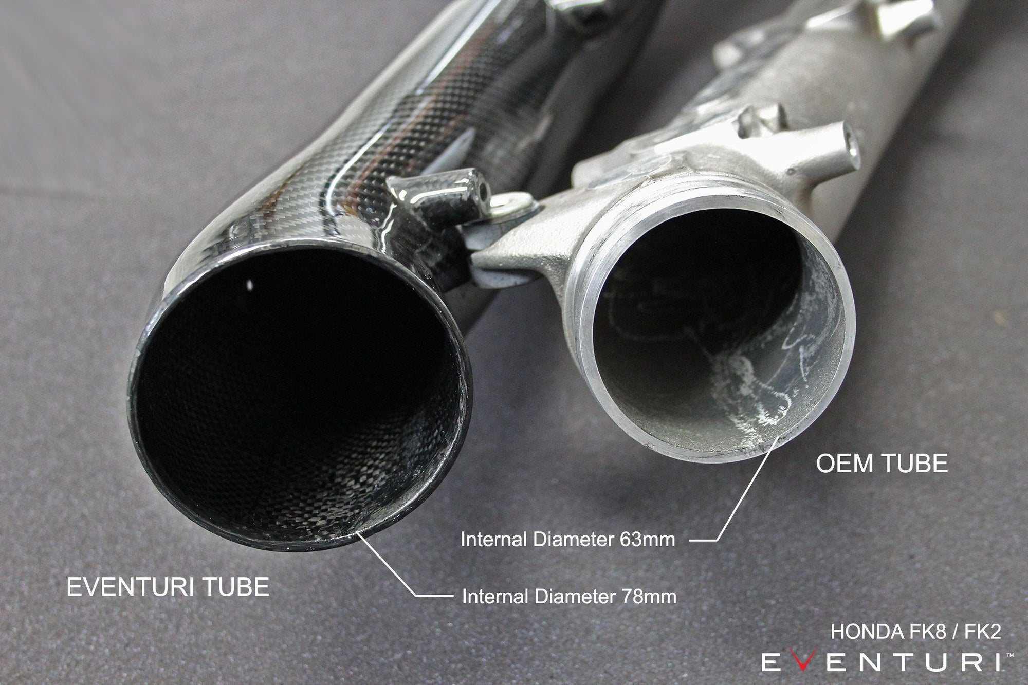 Eventuri Carbon Chargepipe/inlet für Honda Civic FK8 Type-R - gepfeffert.com