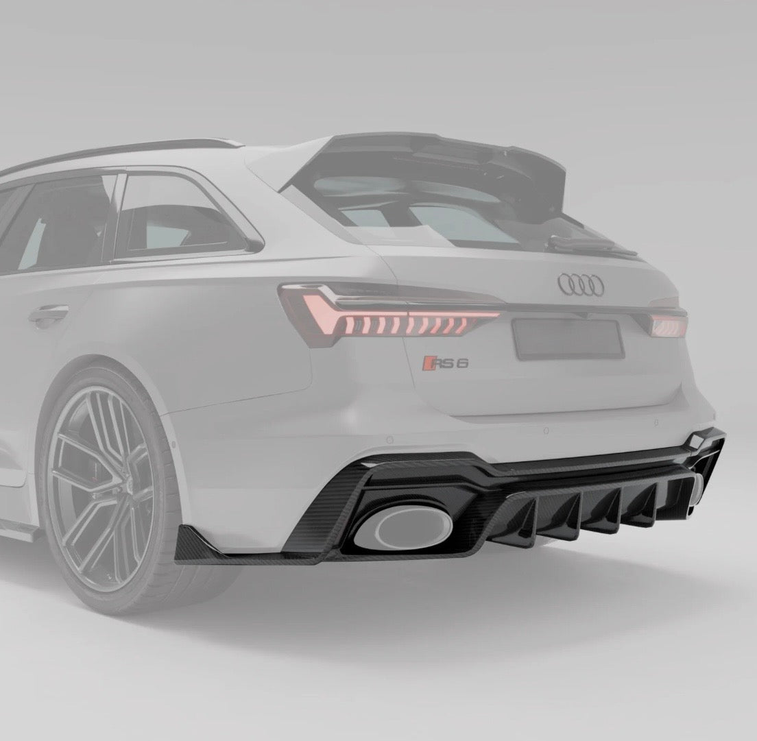 Audi RS6 RS7 C8 RV Heckdiffuser CPG Carbon
