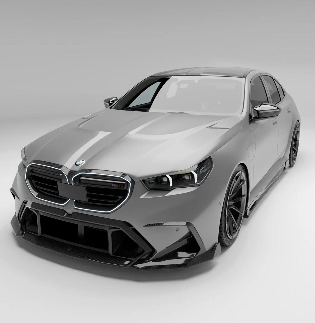 CPG+ RV V1 Dry-Carbon Motorhaube verbaut am BMW M5 G90