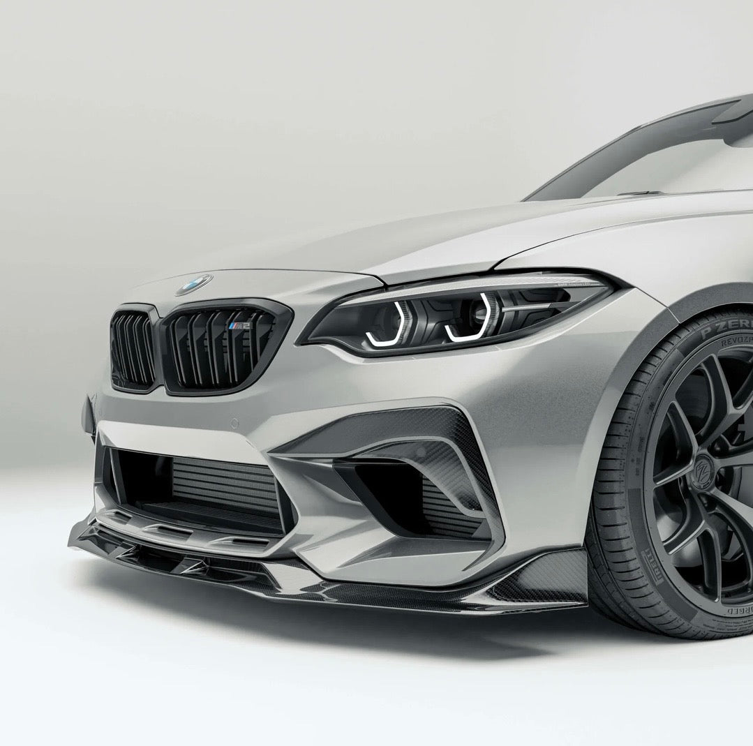 BMW M2 Competition F87C Carbon Stoßstangen-Aufsätze