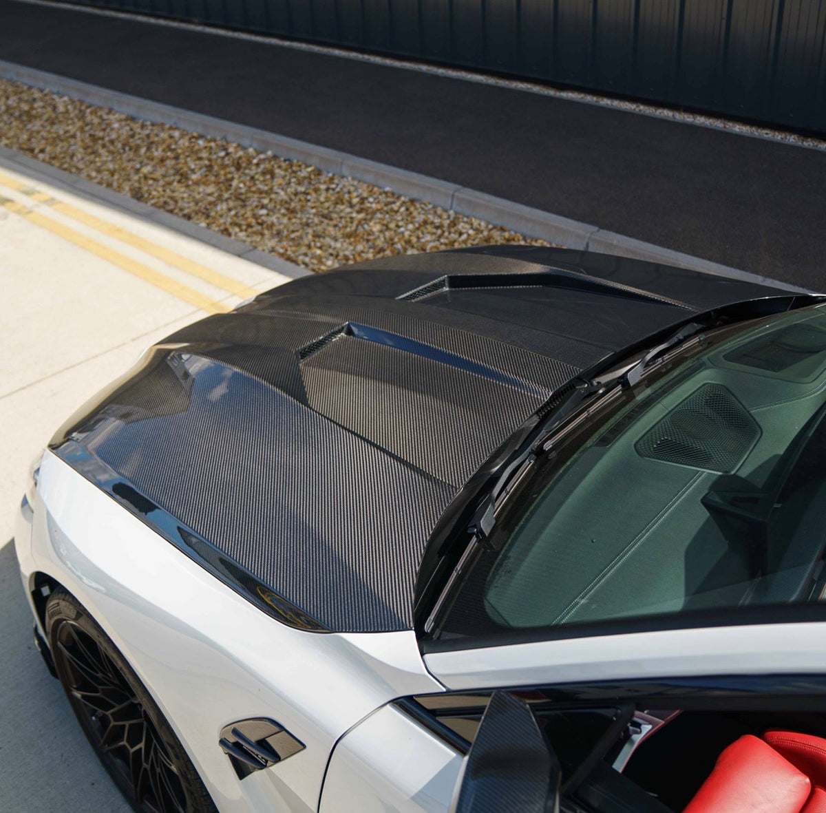 BMW M3 G80 mit CPG+ V7 Dry Carbon Motorhaube
