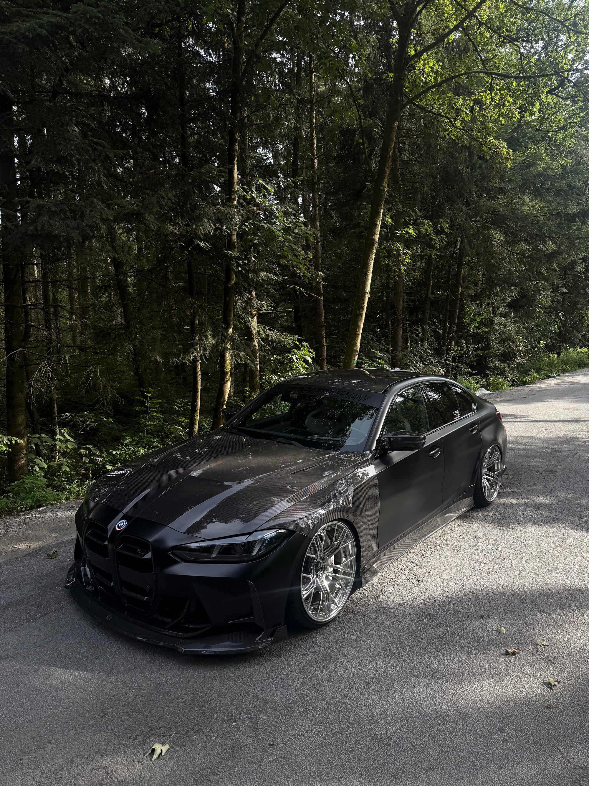 BMW M3 G80 RV V1 Carbon Kotflügel Detailansicht