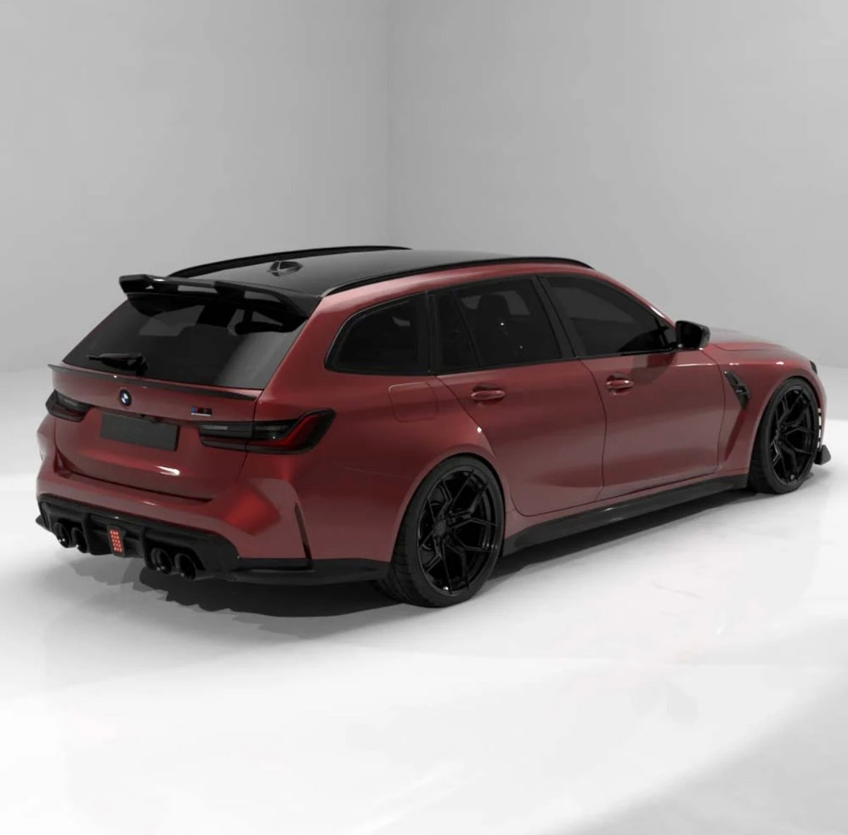     CPG+ V5 Dachspoiler montiert am BMW M3 G81 Touring
