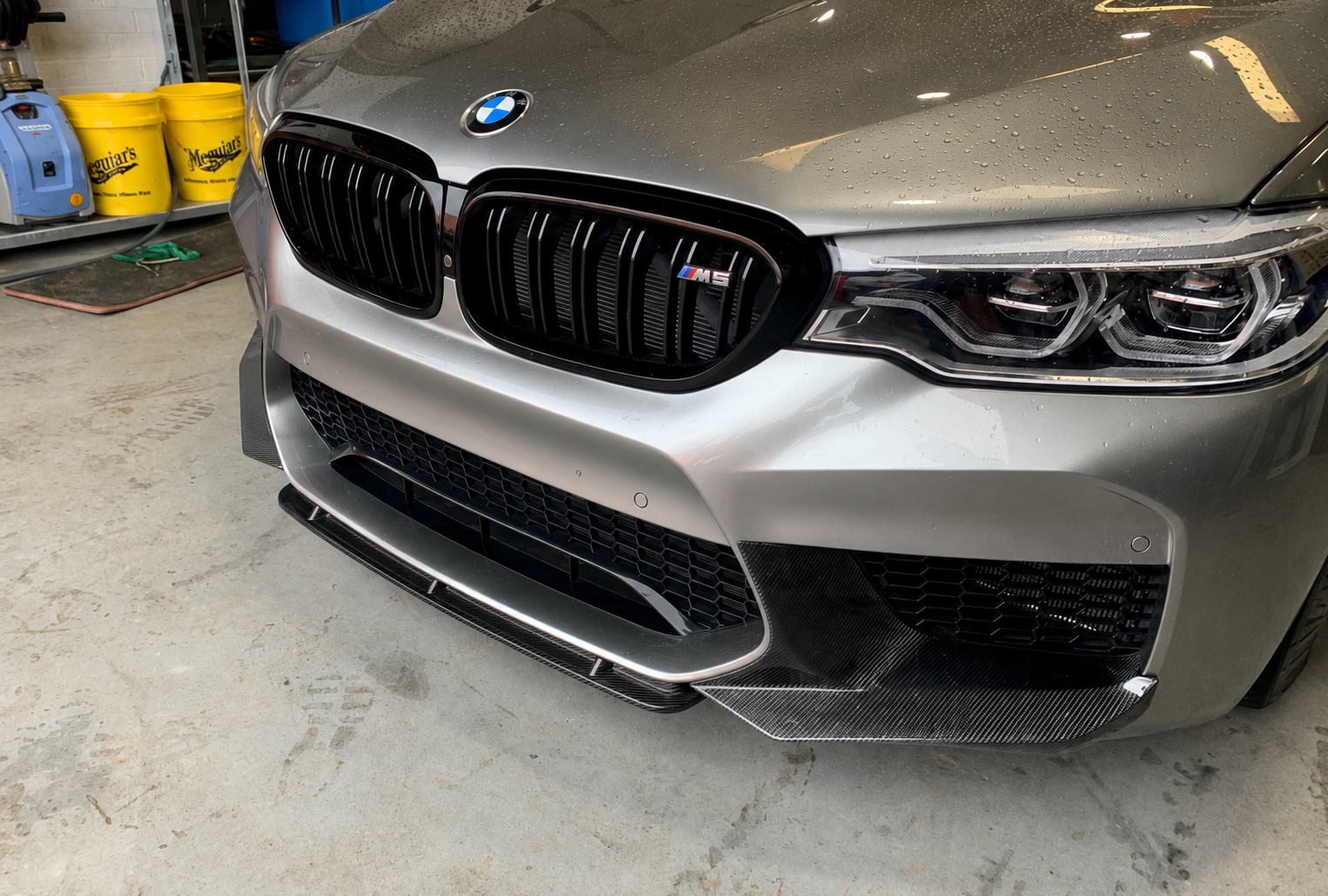 BMW M5 F90 2017+ Frontlippe V2 CPG Carbon