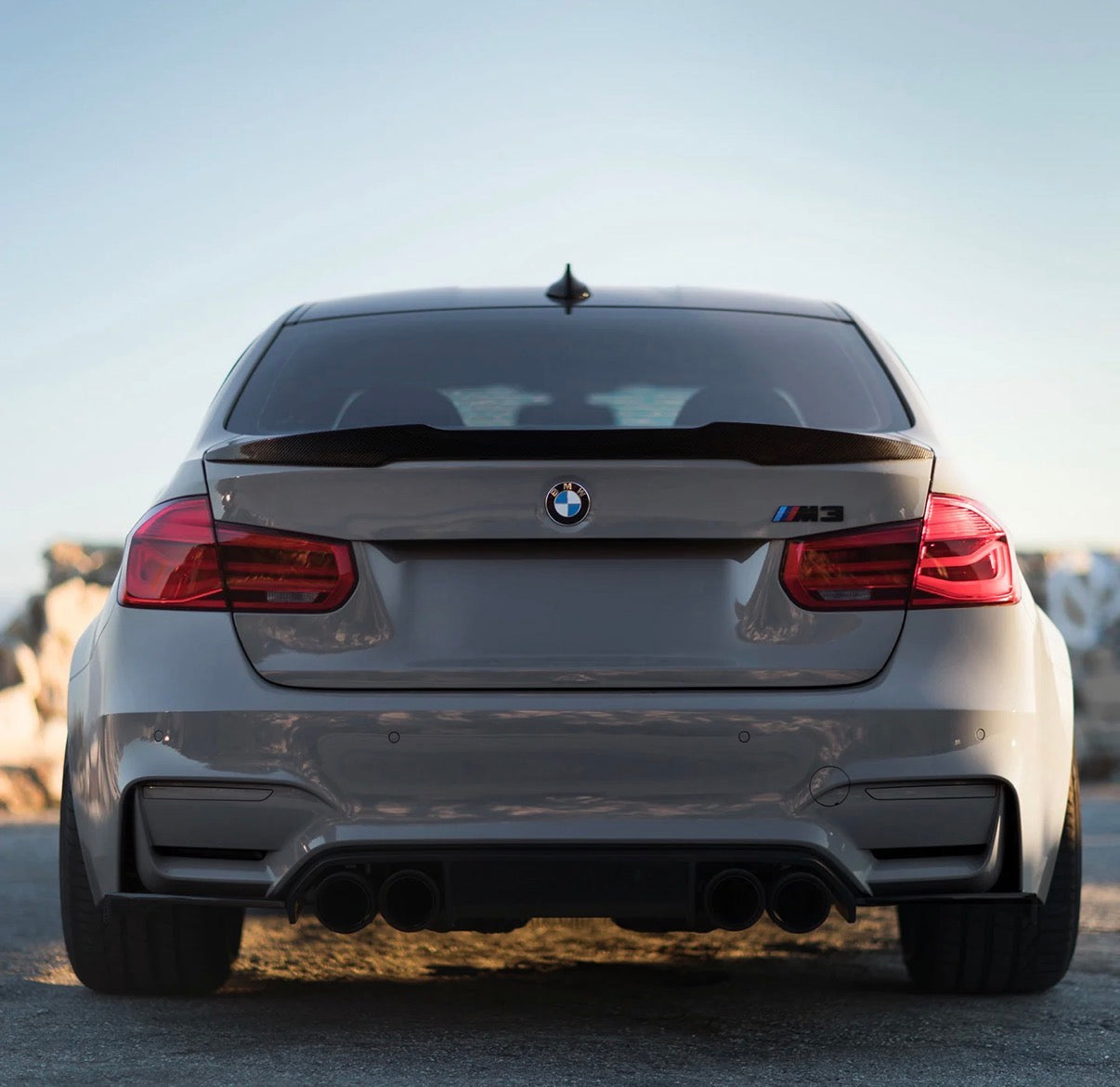 BMW Serie 3 F30 F35 M3 F80 Heckspoiler V5 CPG Carbon