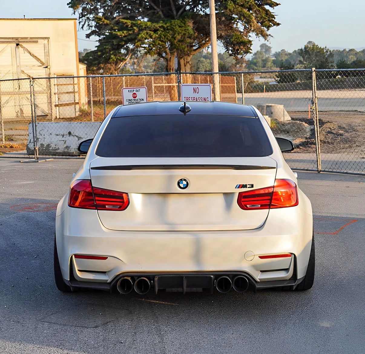 BMW Serie 3 F30 F35 M3 F80 Heckspoiler OEM+ V4 CPG Carbon