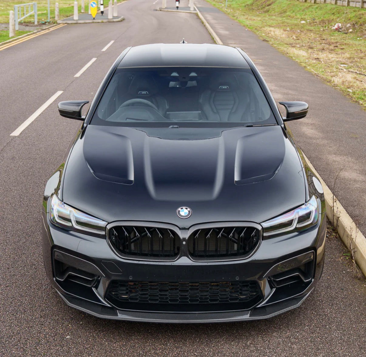 BMW M5 F90 M5C LCI Frontlippe V3 CPG Carbon