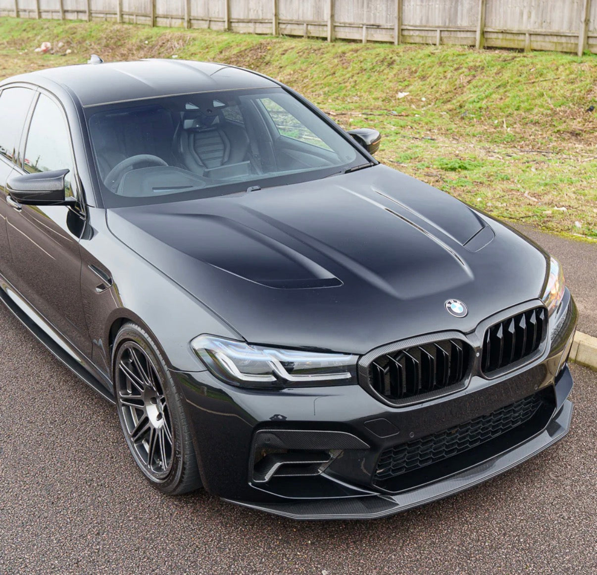 BMW M5 F90 M5C LCI Frontlippe V3 CPG Carbon