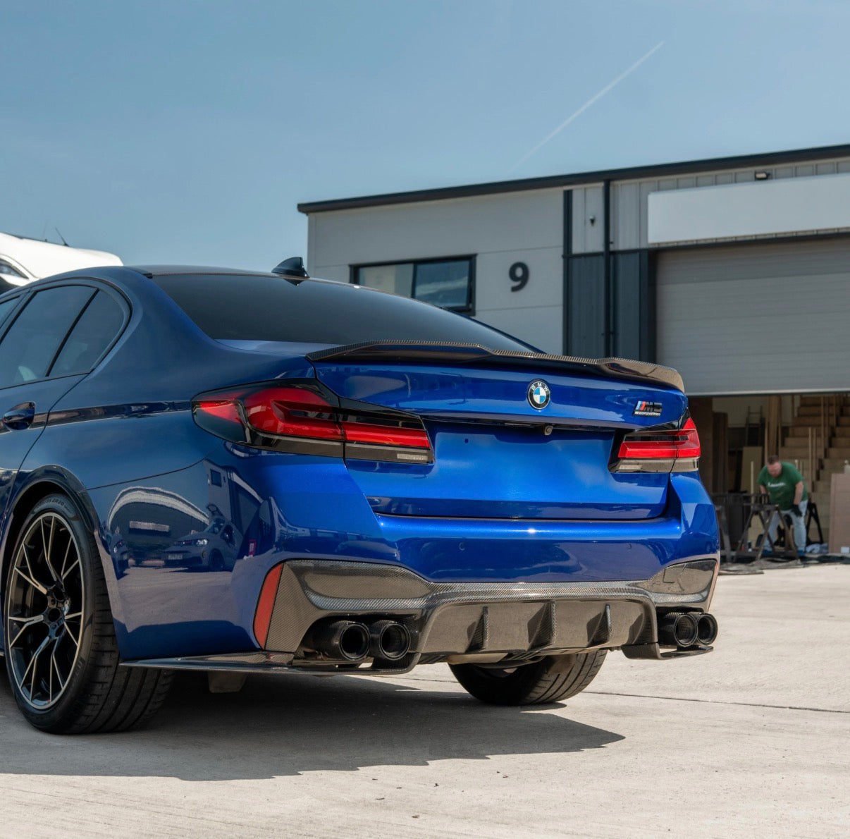 BMW Serie 5 G30 M5 F90 Heckspoiler V2 CPG Carbon