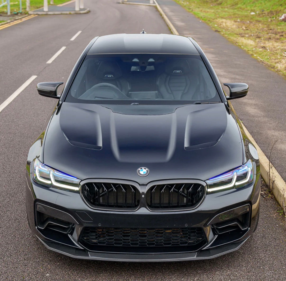 BMW Serie 5 G30 G31 M5 F90 Facelift Kühlergrill V3 CPG Carbon