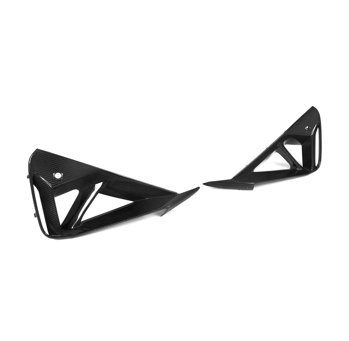 BMW 2er G42 2022+ Stoßstangen-Einsätze V3 CPG Carbon