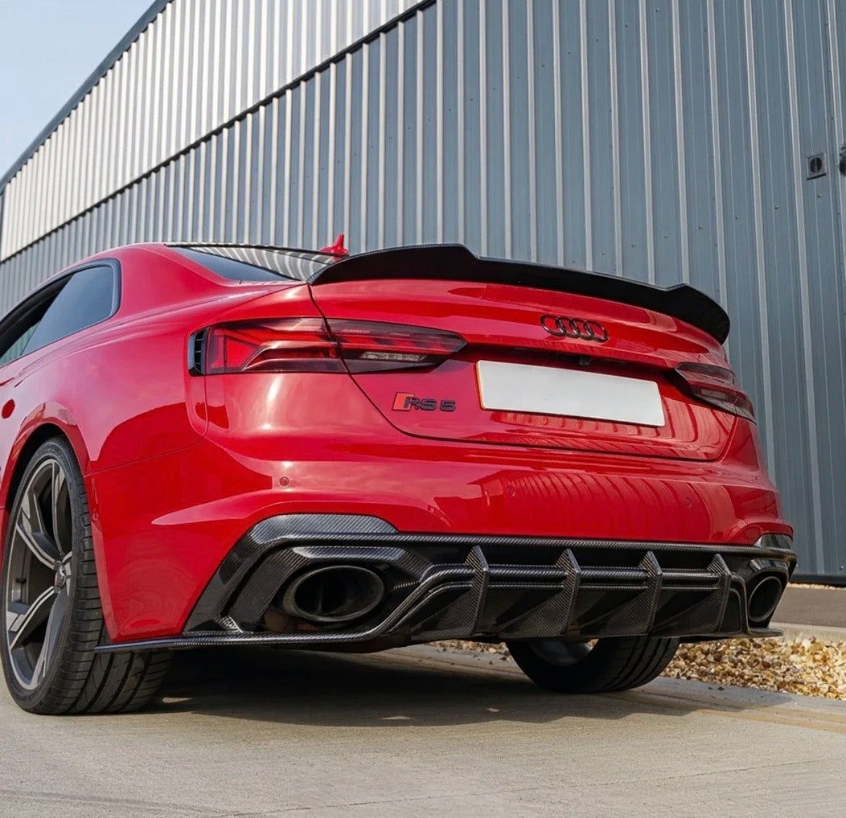 Audi RS5 B9.5 2020-2025 Sportback &amp; Coupe Heckdiffuser DRY Carbon