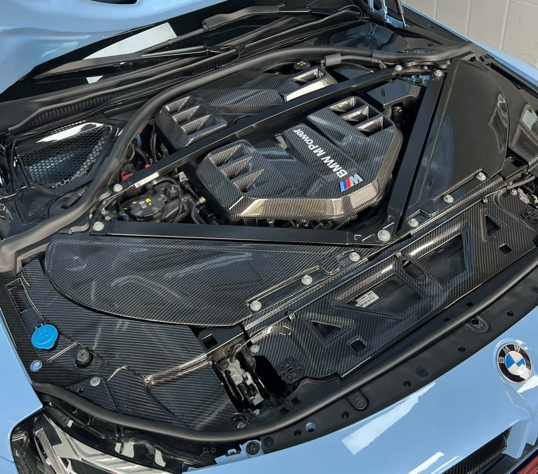 BMW M2 G87 M3 G80 G81 M4 G82 G83 Komplettes Motorraum-Set V2 CPG Carbon