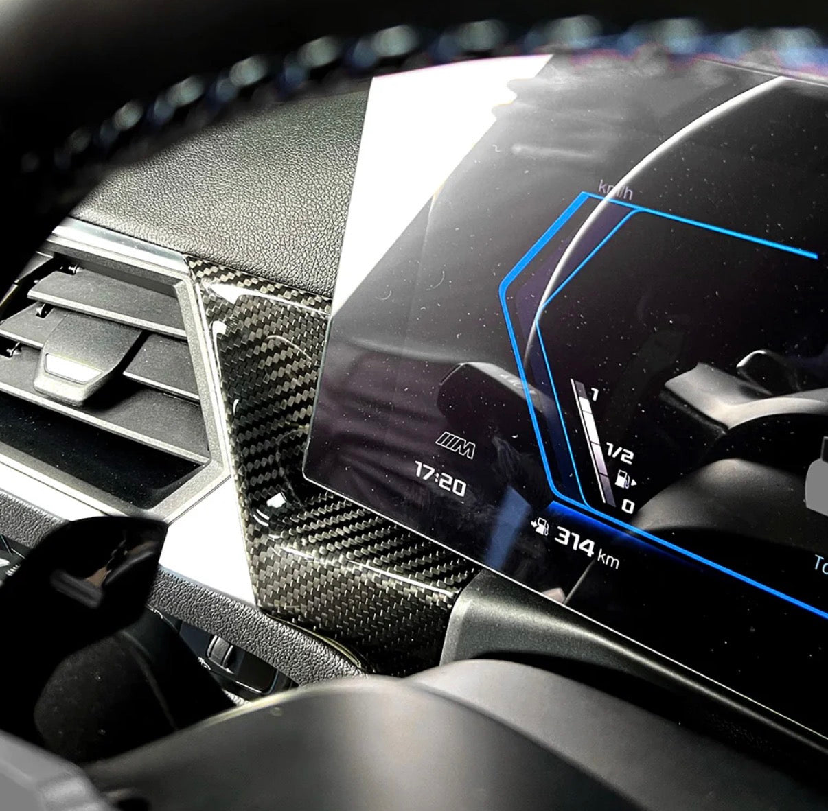 BMW M2 G87 M3 G80 G81 M4 G82 G83 Instrumentenumrandung Facelift CPG Carbon