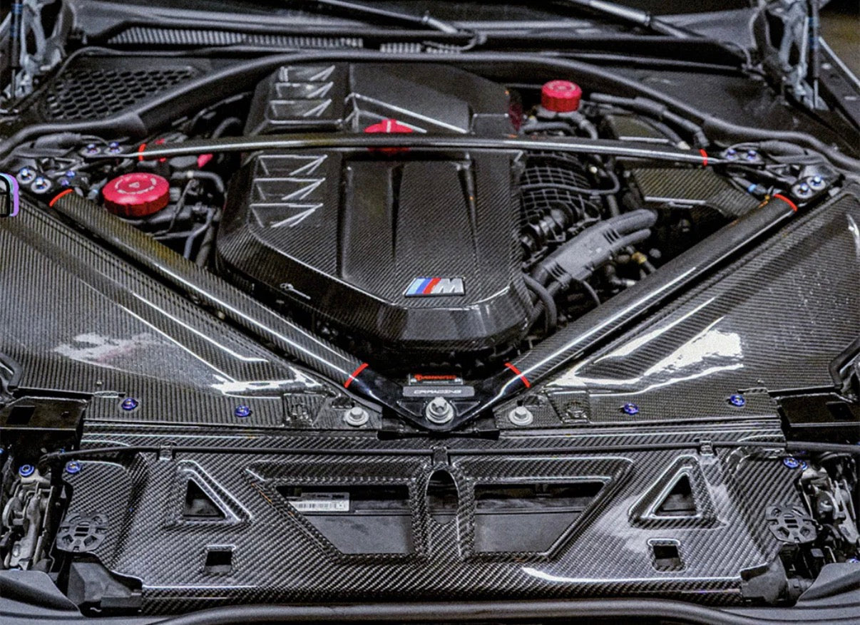 BMW M2 G87 M3 G80 G81 M4 G82 G83 Domstrebe Motorraum V3 CPG Carbon