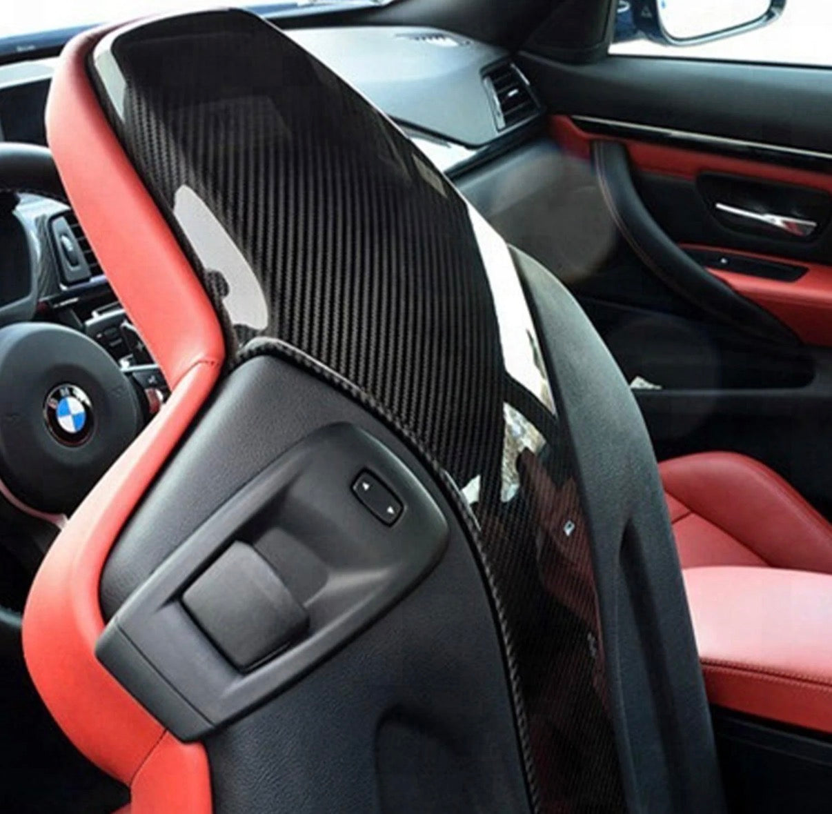 BMW M2 F87 M3 F80 M4 F82 F83 Sitz Abdeckung CPG Carbon