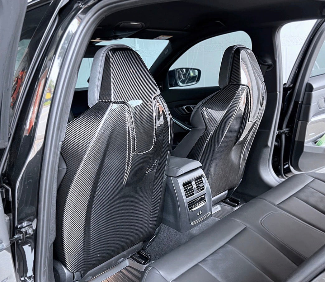 BMW X3M/X4M M2/M3/M4 G87 G80/G81 G82/G83/G42/G22 Sitzschalen Cover CPG Carbon