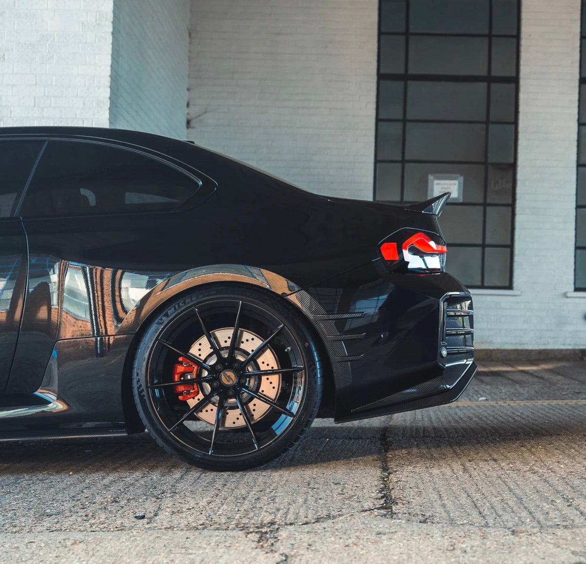 BMW M2 G87 Kotflügelverbreiterung hinten CPG Carbon