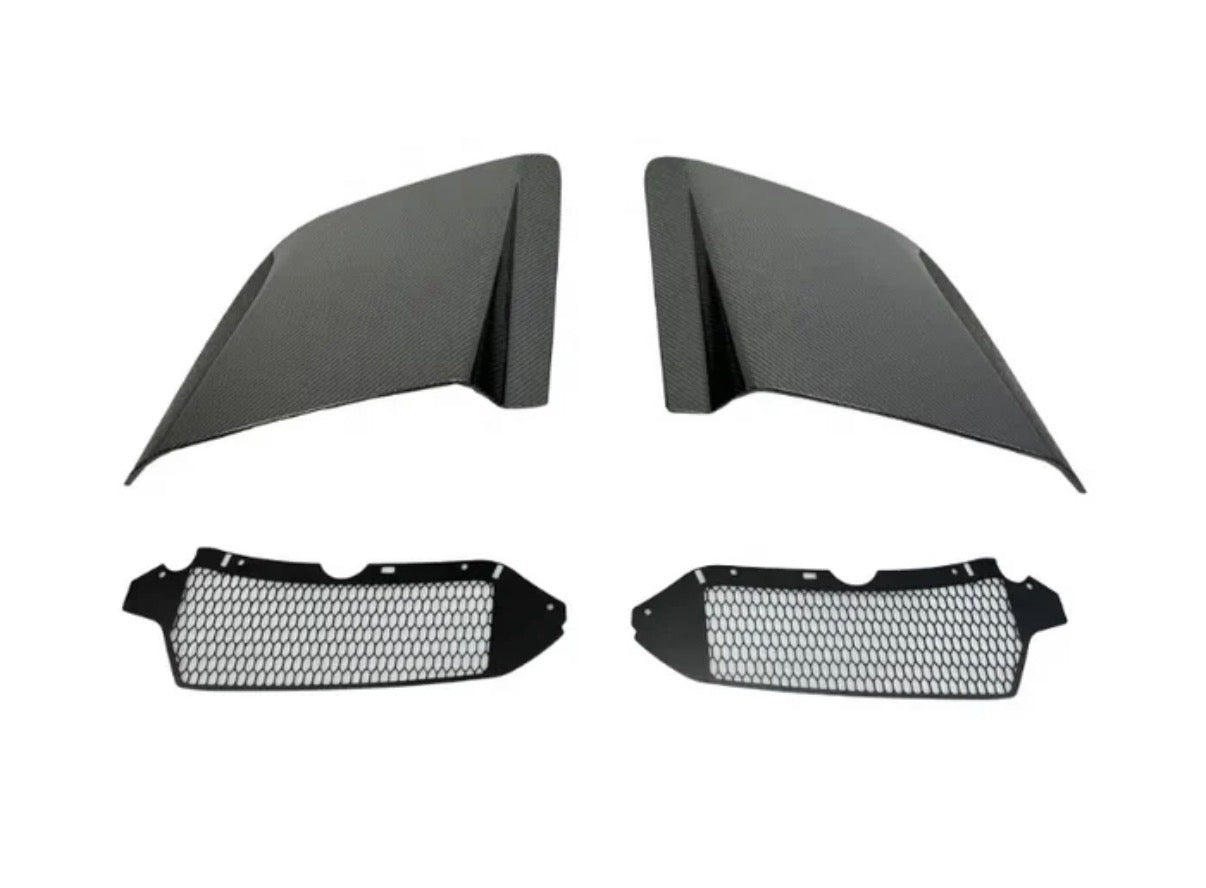 Audi R8 4s Side Vents / Seitenschweller-Lüftungsschlitze CPG Carbon