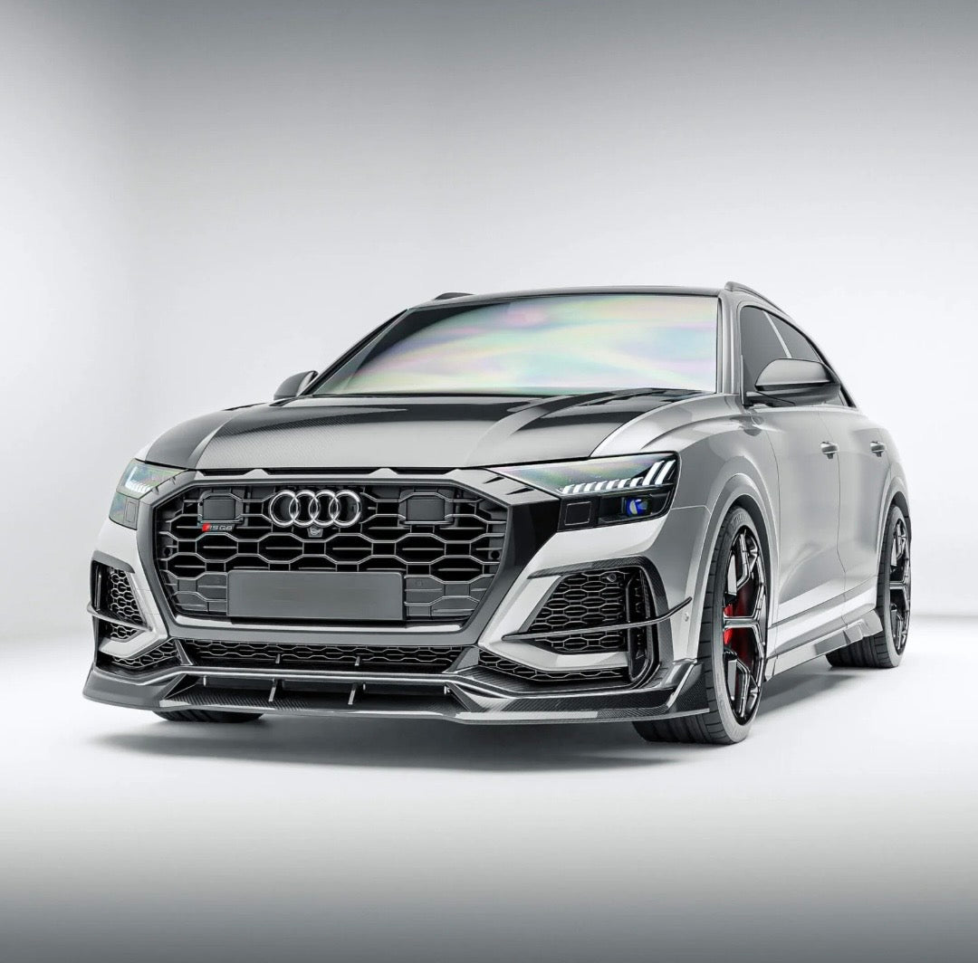 Audi RSQ8 RV Frontlippe Vor-Facelift CPG Carbon