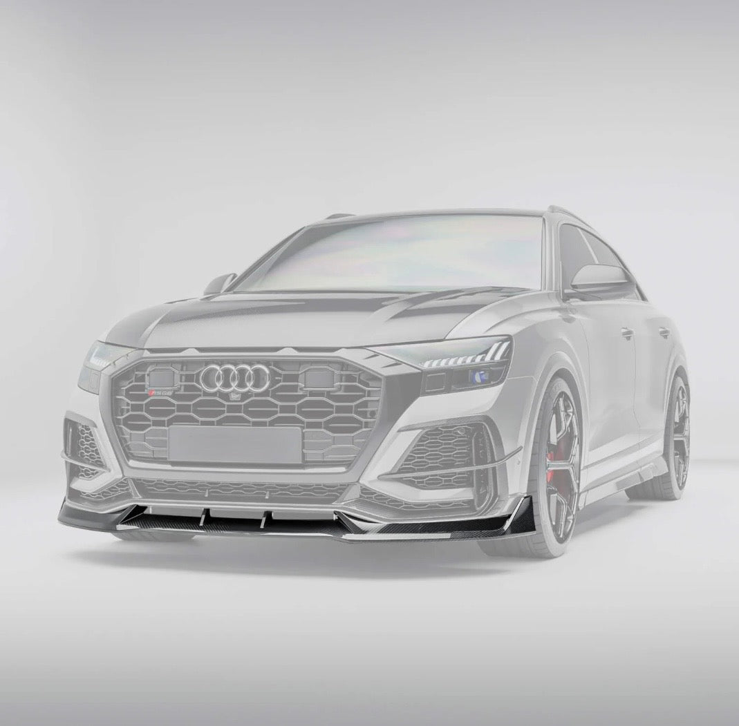 Audi RSQ8 RV Frontlippe Vor-Facelift CPG Carbon