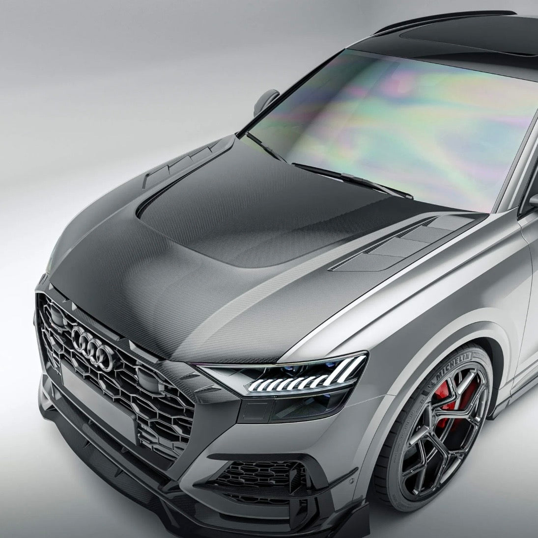 Audi RSQ8 RV Motorhaube Vor-Facelift CPG Carbon