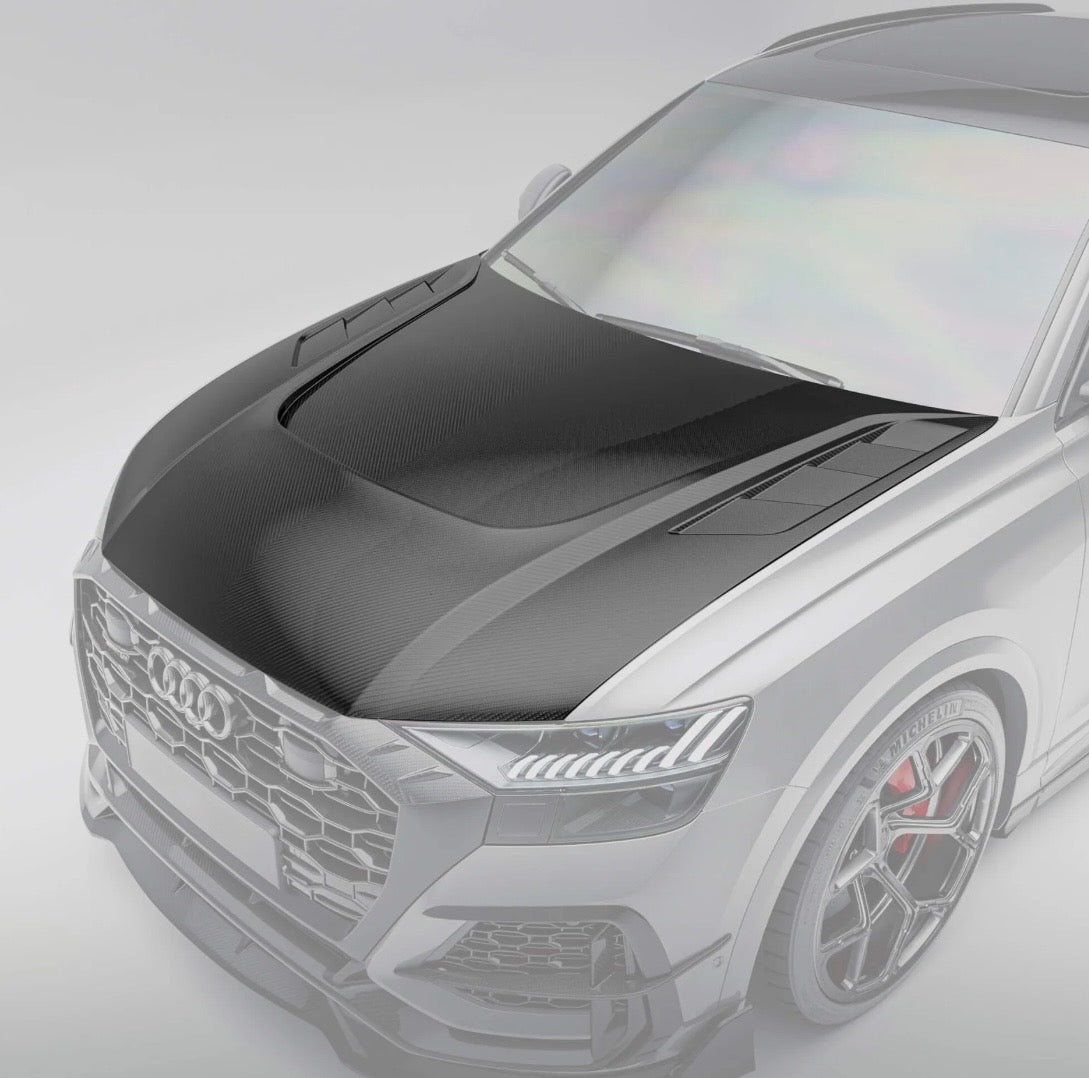 Audi RSQ8 RV Motorhaube Vor-Facelift CPG Carbon