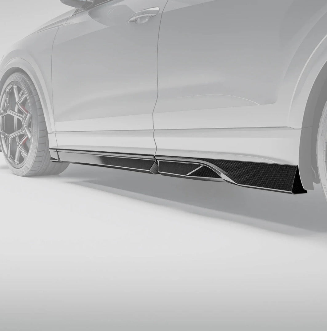 Audi RSQ8 RV Seitenschweller Vor-Facelift CPG Carbon