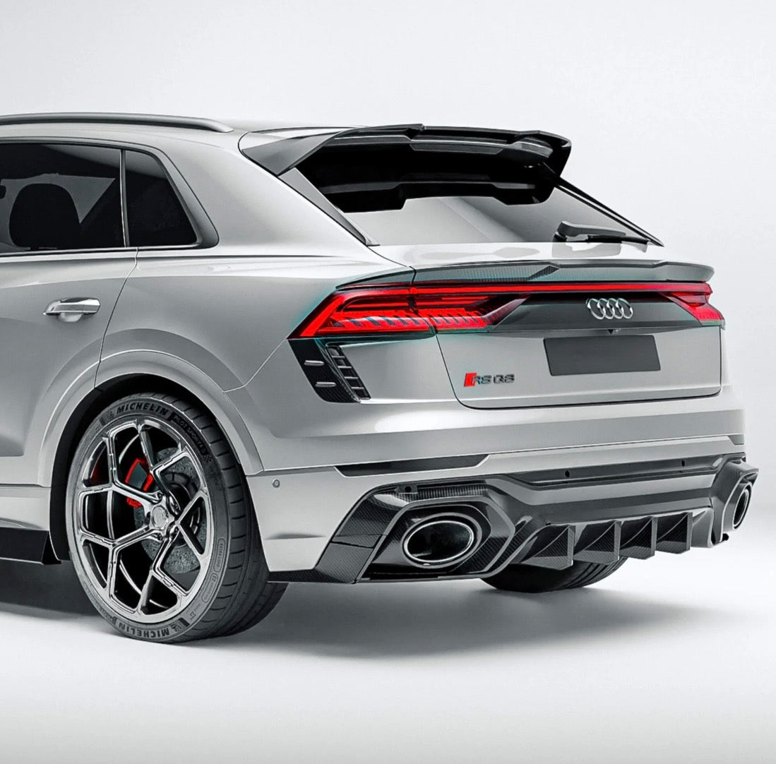 Audi RSQ8 RV Heckdiffuser Vor-Facelift CPG Carbon