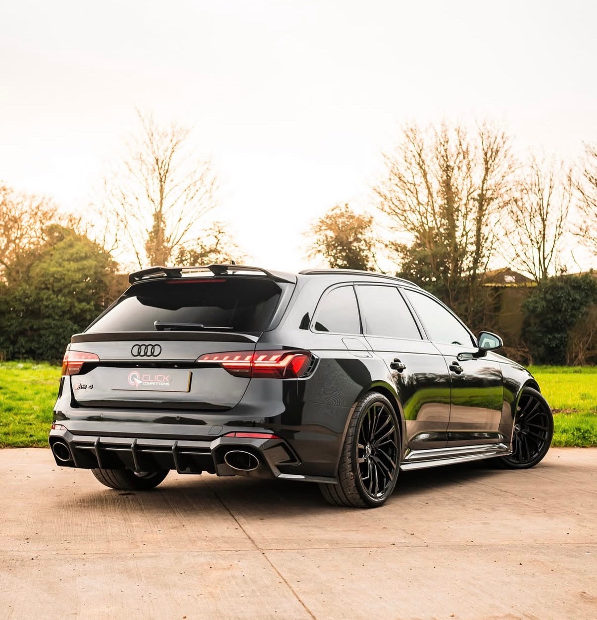Audi RS4 B9 &amp; B9.5 Heckdiffuser CPG Carbon