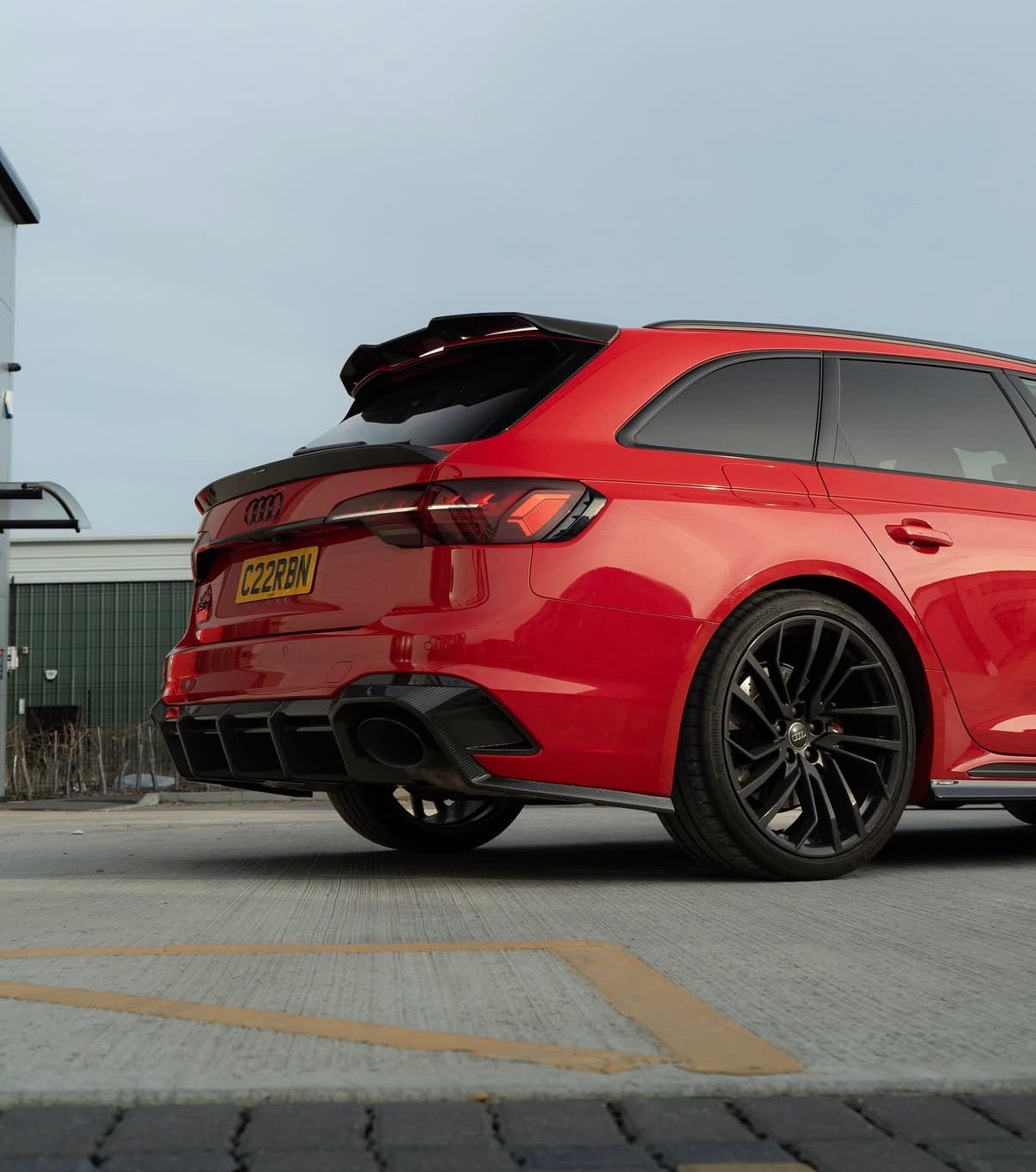 Audi RS4 B9 &amp; B9.5 Heckdiffuser CPG Carbon