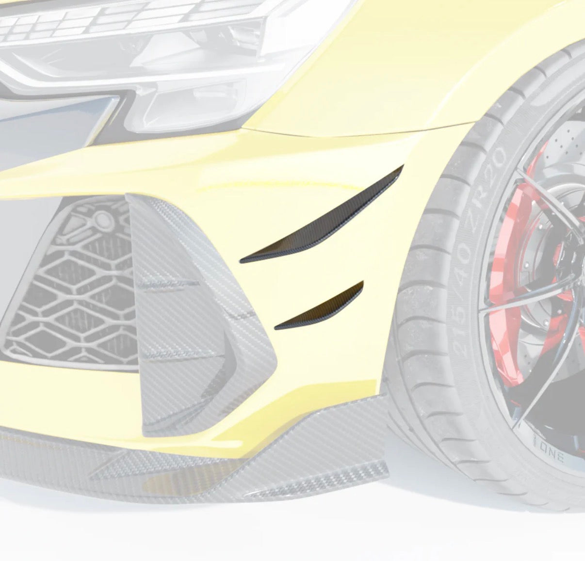 Audi RS3 8Y 2025+ Front Canards CPG Carbon