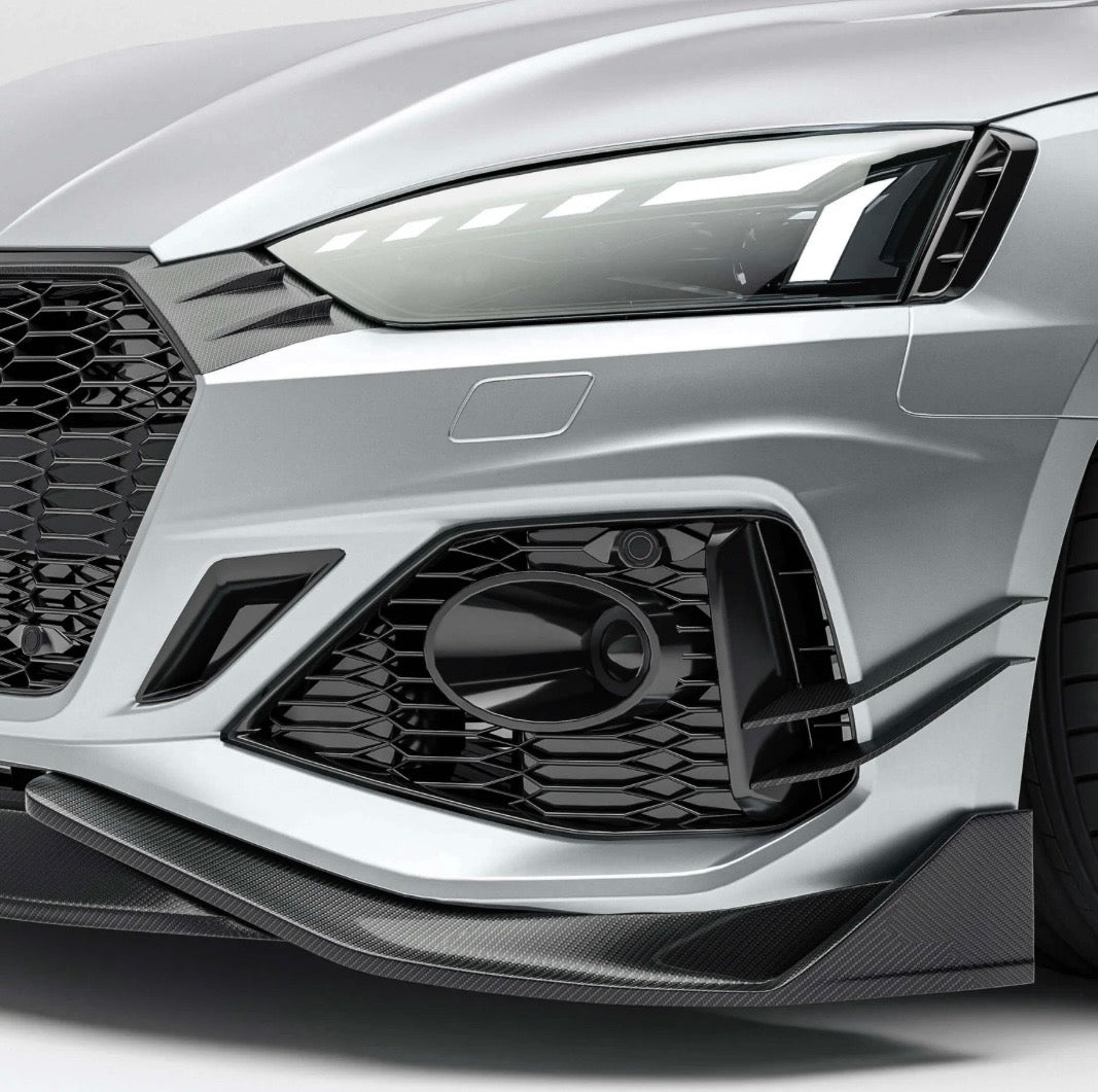 Audi RS5 B9.5 Facelift Sportback u. Coupe RV Front-Canards CPG Carbon