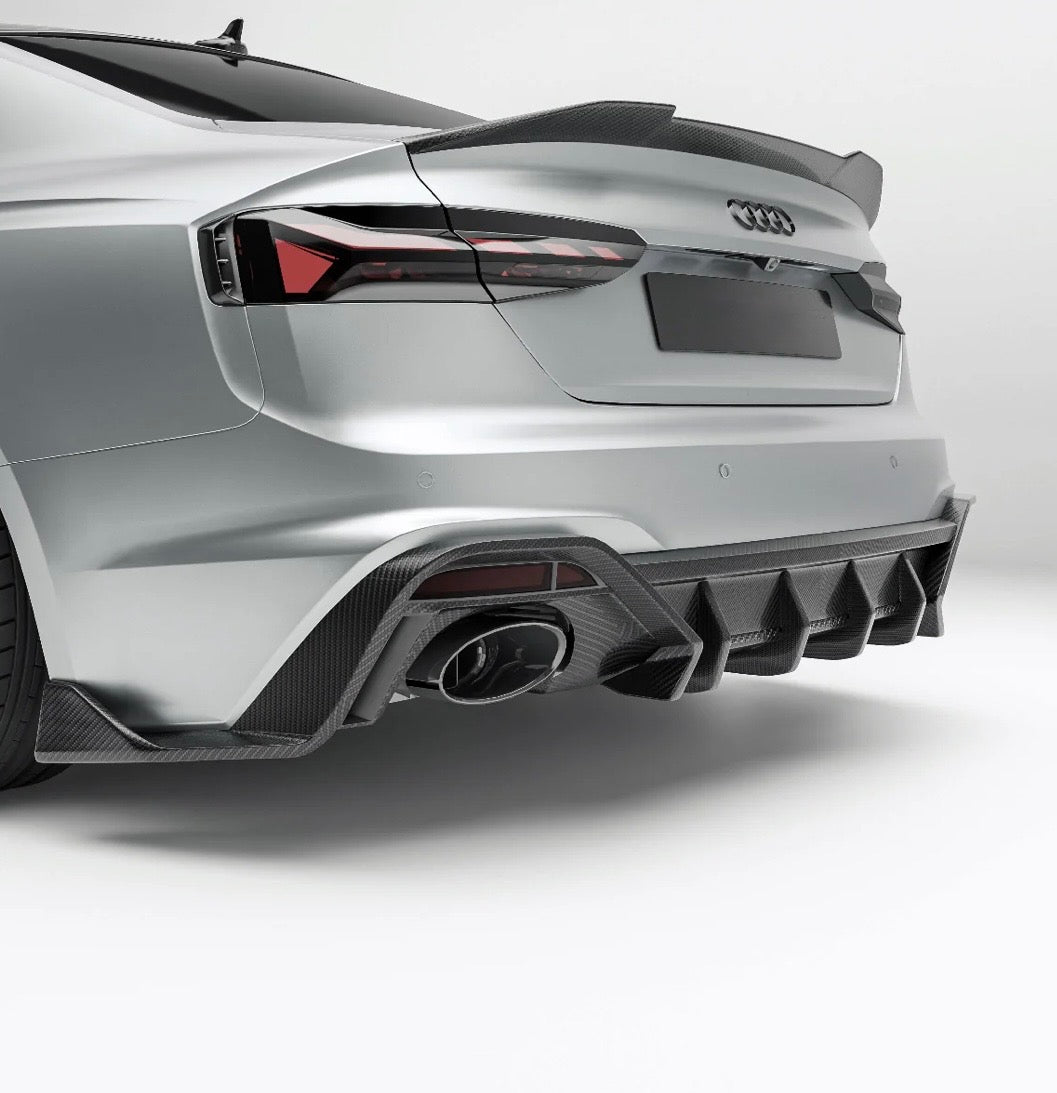 Audi RS5 B9.5 Facelift Sportback u. Coupe RV Heckdiffuser CPG Carbon