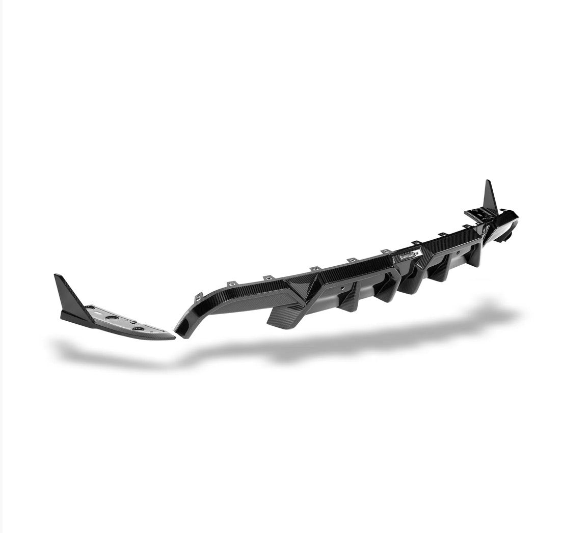 BMW X6M F96 PRE-LCI / LCI RV Heckdiffuser CPG Carbon