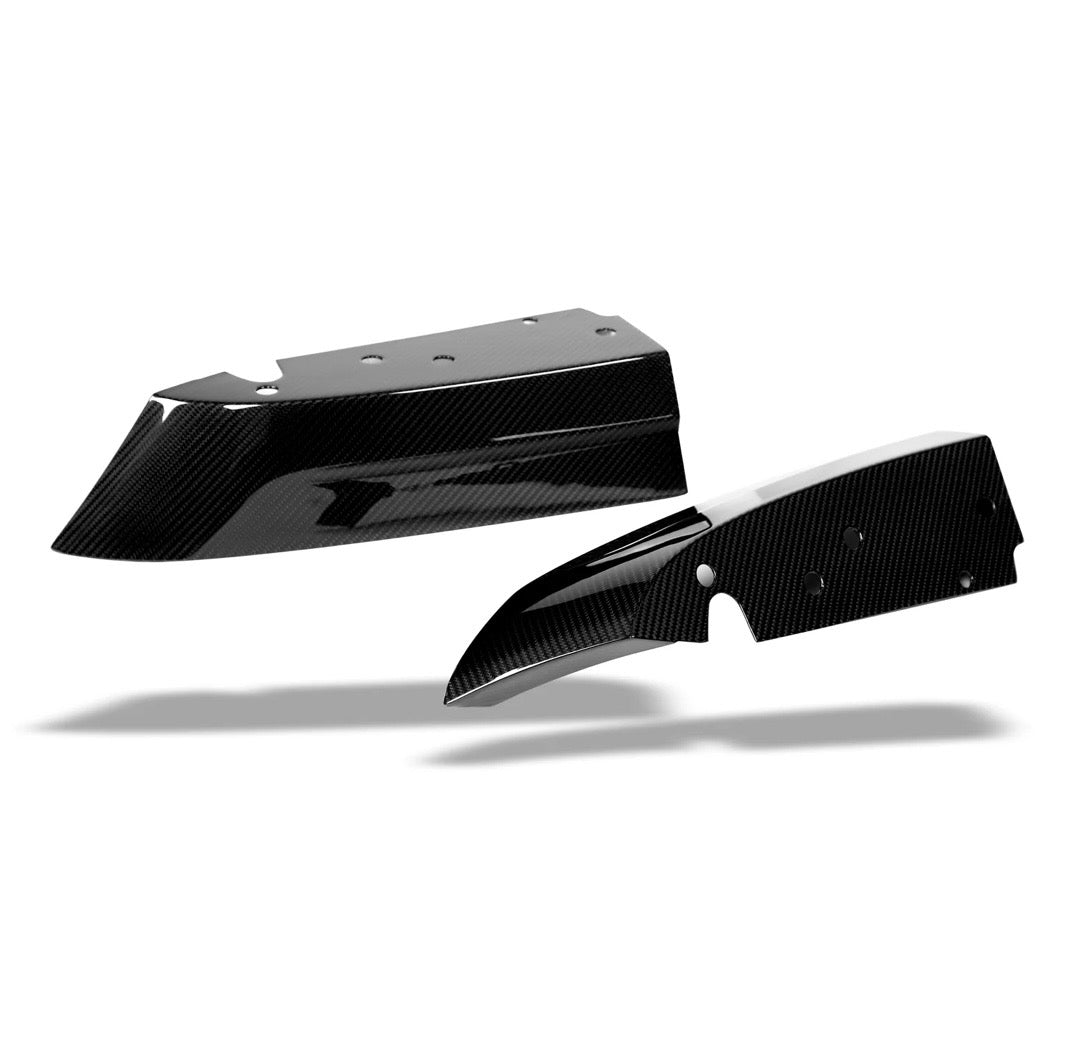 BMW X6M F96 PRE-LCI / LCI RV Heckstoßstangen-Einsatz CPG Carbon