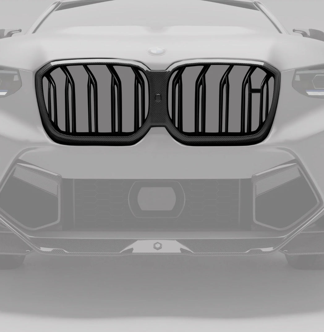 BMW X3M F97 LCI X4M F98 LCI RV Frontgrill CPG Carbon