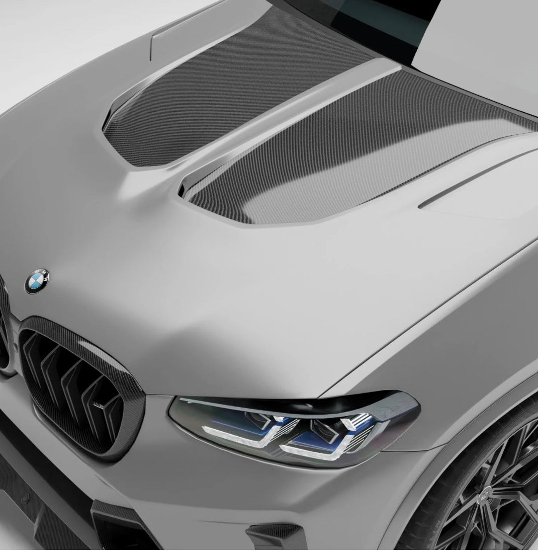 BMW X3M F97 LCI X4M F98 LCI RV Motorhaube CPG Carbon