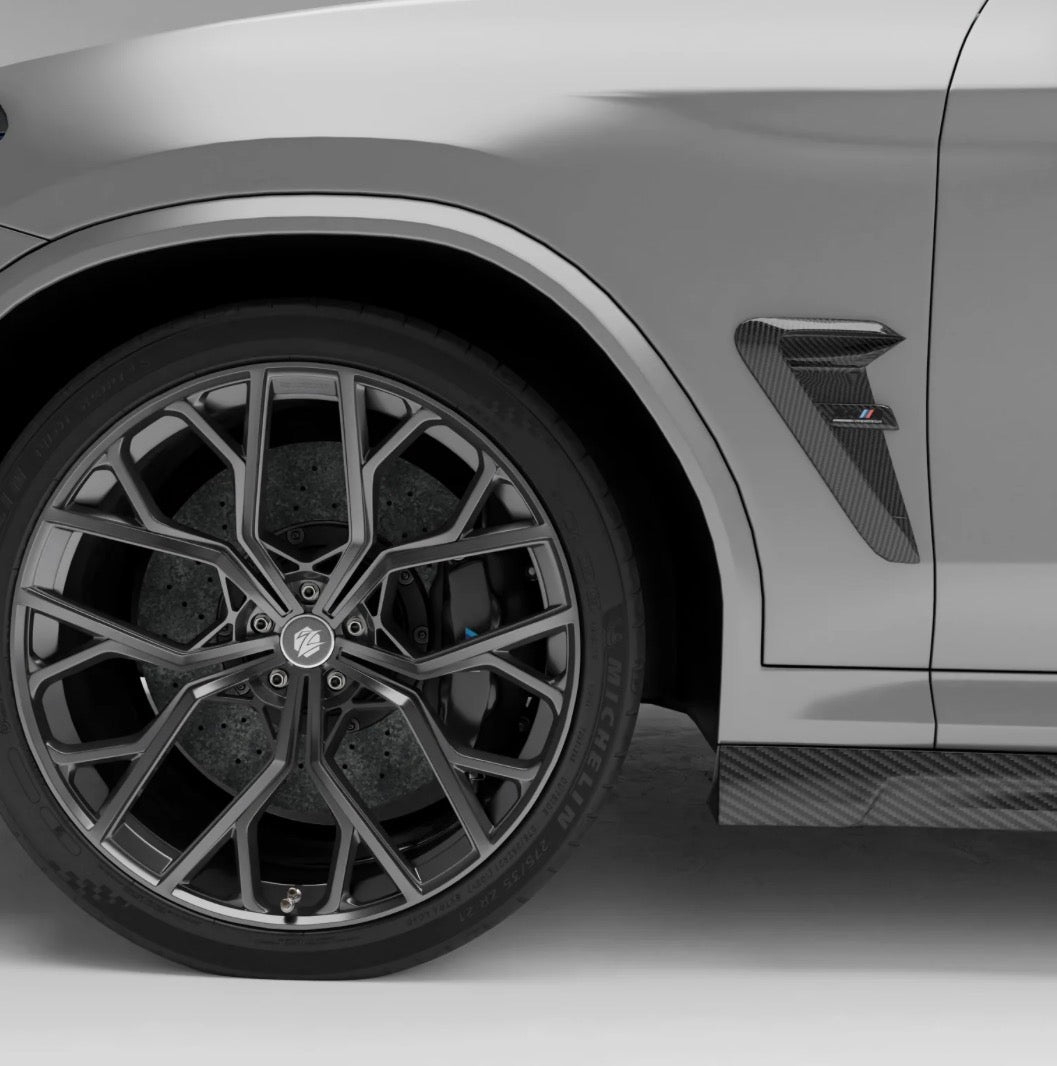 BMW X3M F97 LCI X4M F98 LCI RV Kotflügelverkleidung CPG Carbon