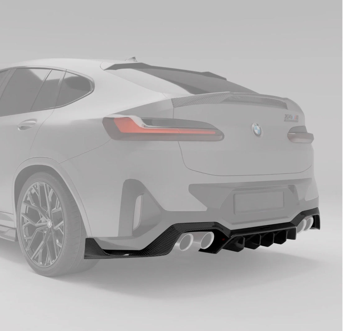BMW X4M F98 LCI RV Heckdiffuser CPG Carbon