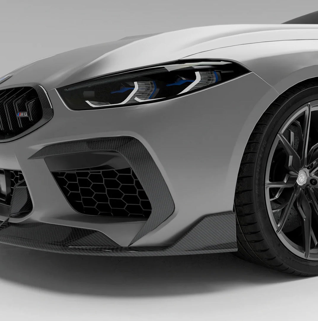 BMW M8 F91 F92 F93 RV Front-Canards CPG Carbon