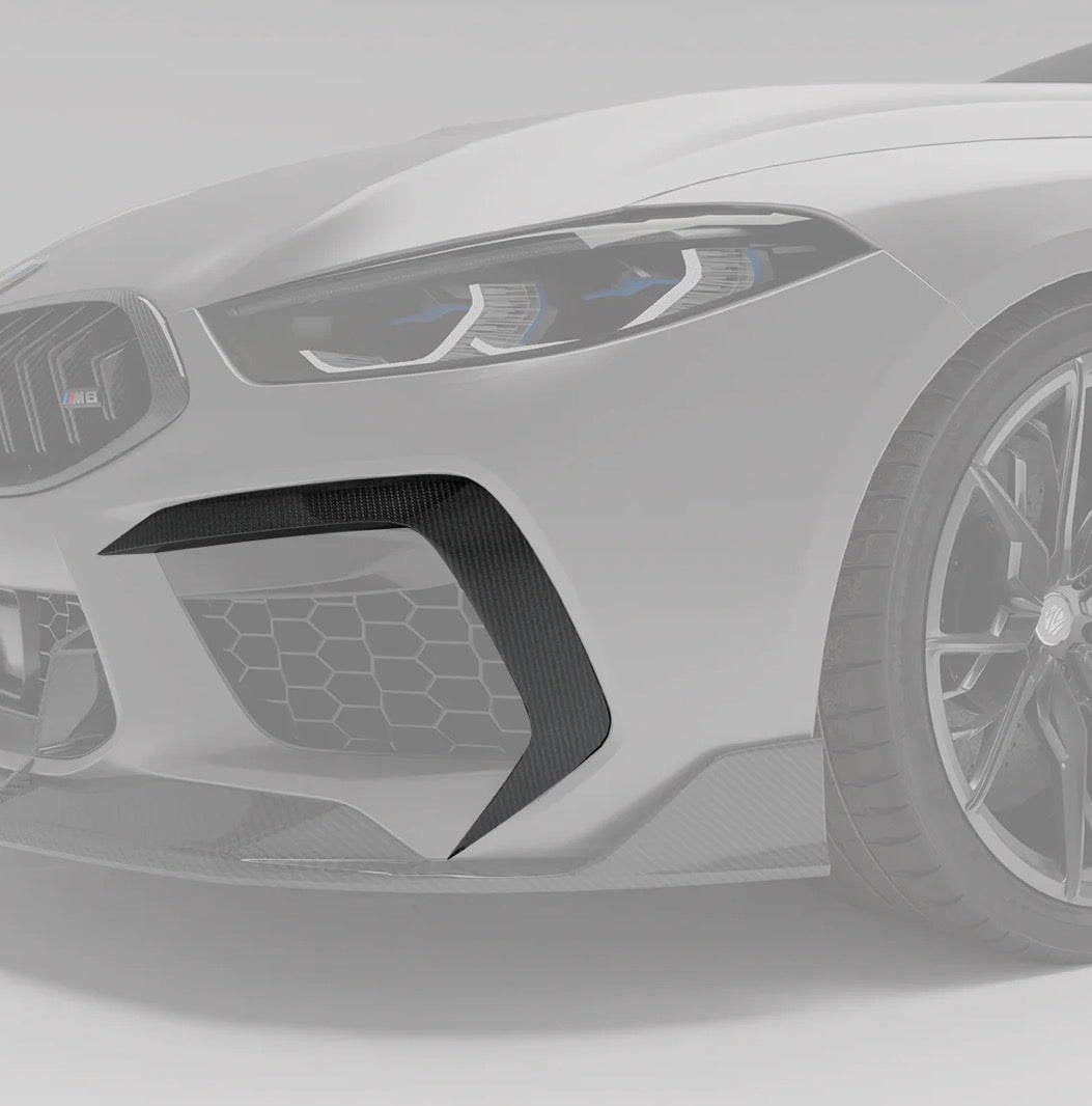 BMW M8 F91 F92 F93 RV Front-Canards CPG Carbon