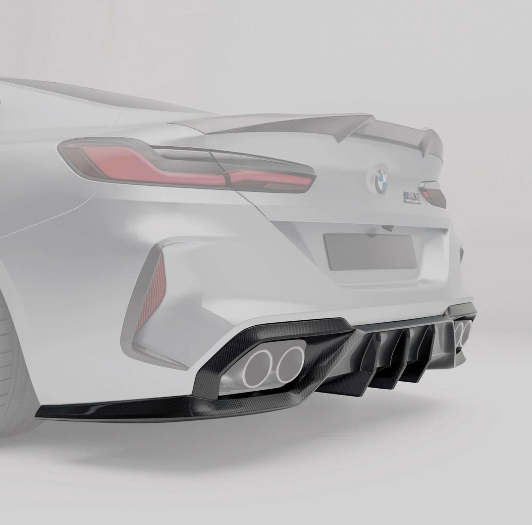 BMW M8 F91 F92 F93 RV Heckdiffuser CPG Carbon
