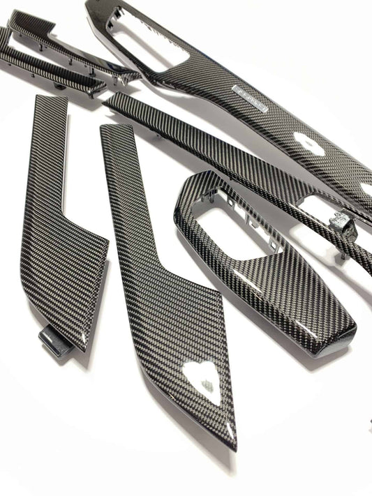 Audi A4 A5 S4 S5 RS4 RS5 Interieur Leisten Carbon 7-teilig