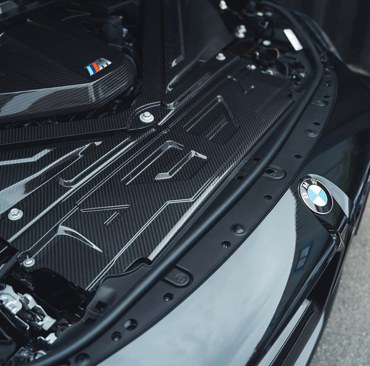 BMW M2 G87 M3 G80 G81 M4 G82 G83 Kühlverkleidungs-Slam-Panel V2 CPG Carbon