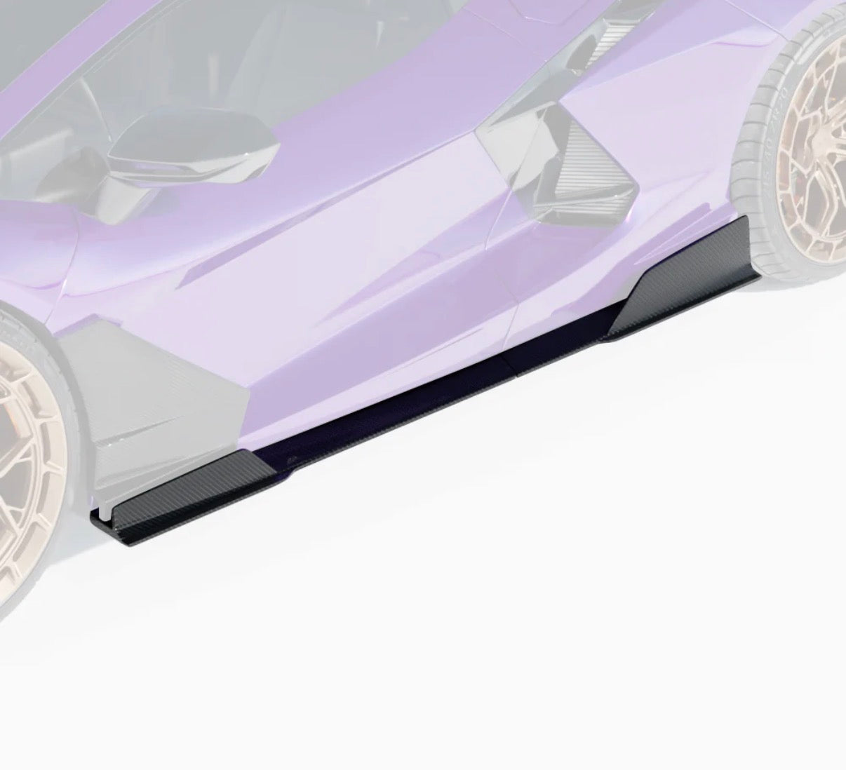 Lamborghini Revuelto 6-teiliges Set V1 CPG glänzendes Carbon