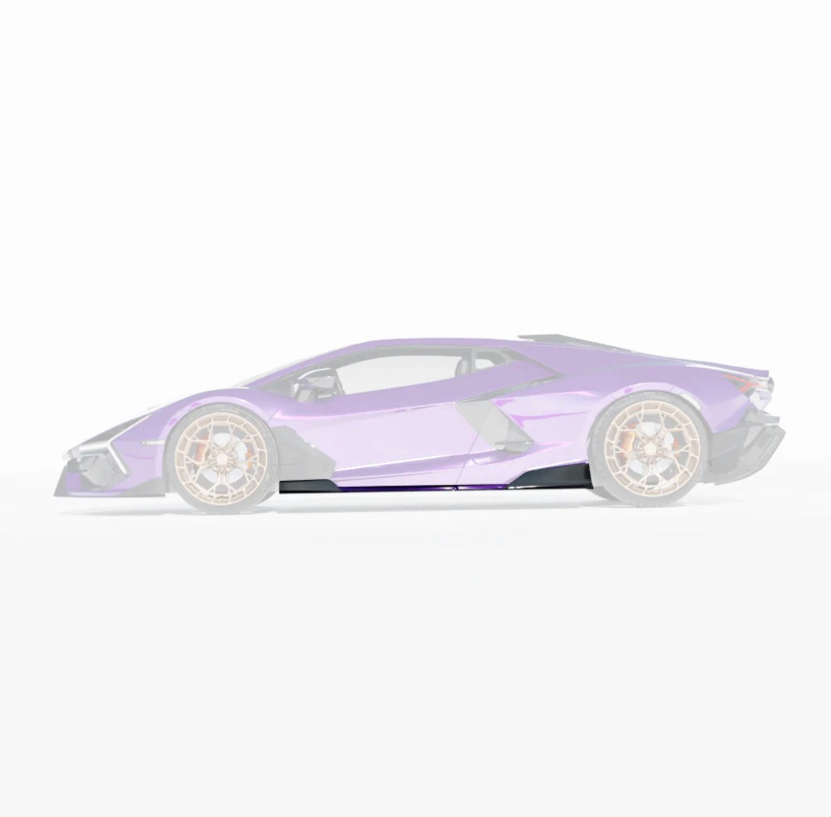 Lamborghini Revuelto 6-teiliges Set V1 CPG glänzendes Carbon