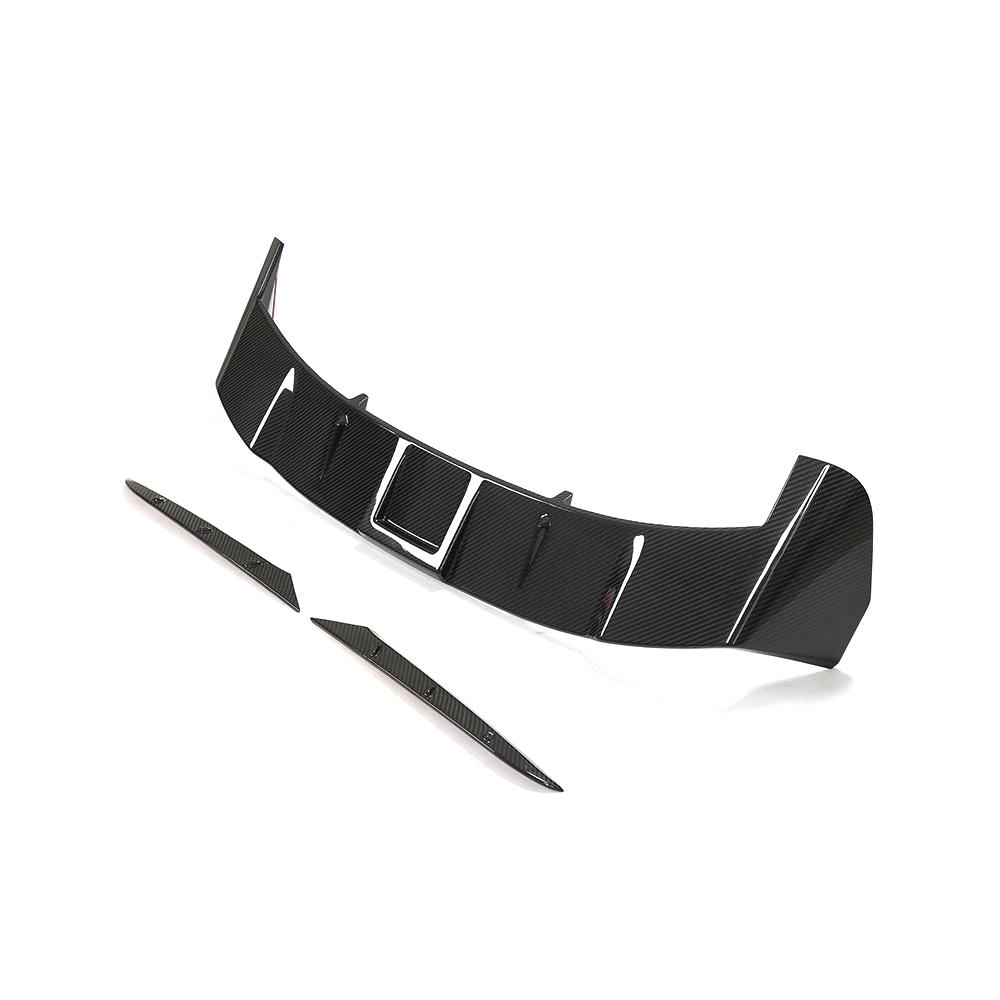 V5 Dry-Carbon Dachspoiler passend für Audi RS6 C8 – Rückseite und Formgebung